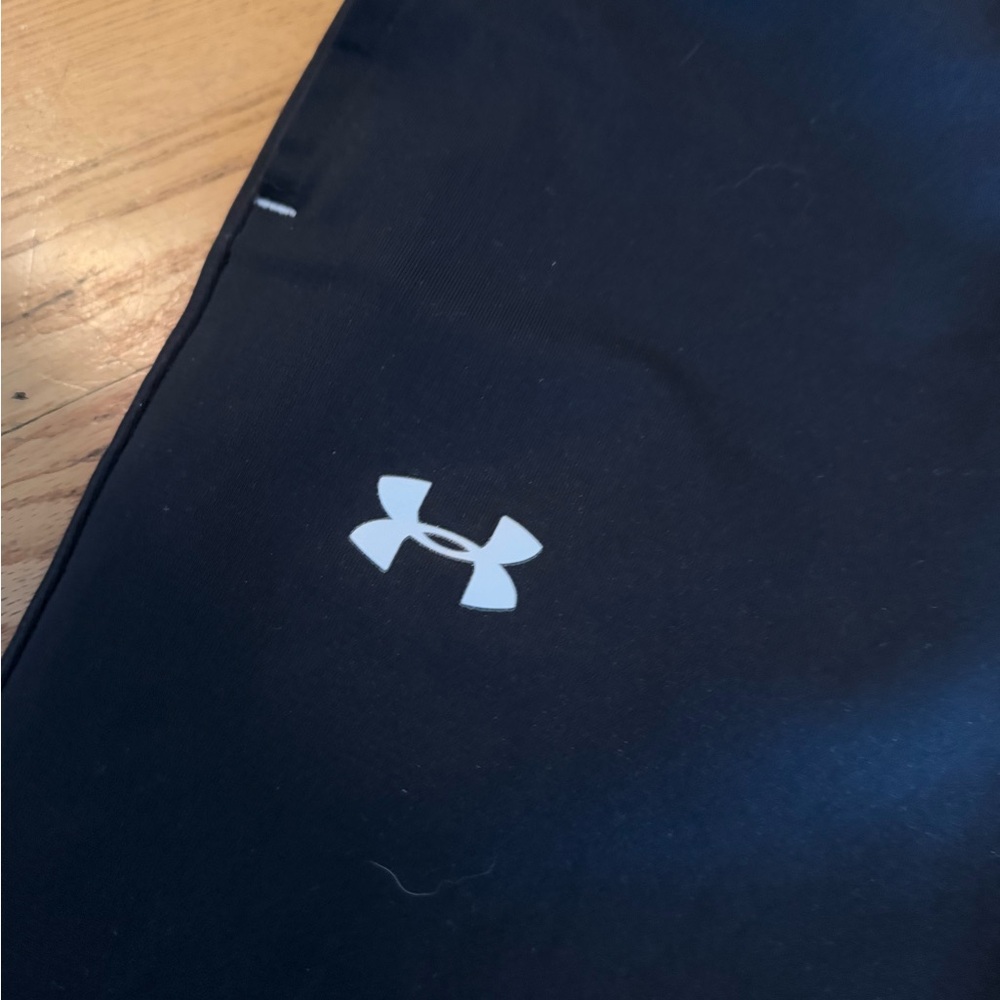 Under Armour Youth XL Black Joggers with White Accents IMG Academy! - Picture 3 of 6